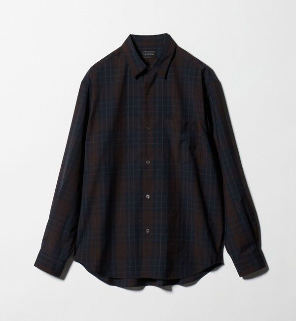 UNITED ARROWS green label relaxing「ウォッシャブル トロ パターン ジャストルーズ シャツ -ストレッチ-」|シャツ・ブラウス|