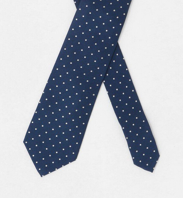 UNITED ARROWS green label relaxing「GLR シルク1 8.0cm ドット ネクタイ」|ネクタイ・蝶ネクタイ|