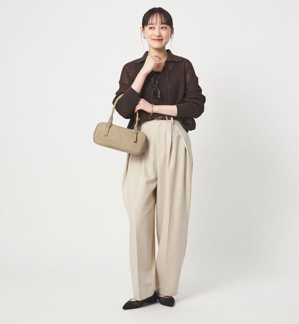 UNITED ARROWS green label relaxing「メッシュ ポロプルオーバー」|ニット・セーター|