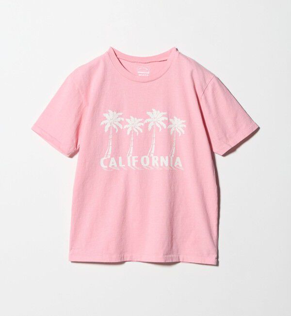 UNITED ARROWS green label relaxing「【別注】＜MIXTA＞ショートスリーブ プリント Tシャツ」|Tシャツ・カットソー|LT.PINK