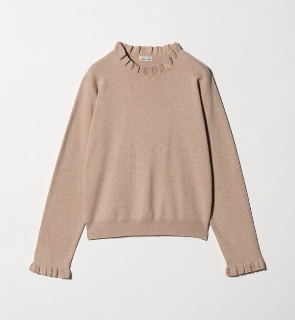STEVEN ALAN「＜Steven Alan＞コットン カシミヤ フリル ニット」|ニット・セーター|