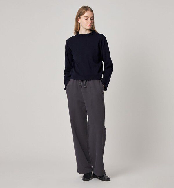 STEVEN ALAN「＜Steven Alan＞コットン カシミヤ フリル ニット」|ニット・セーター|