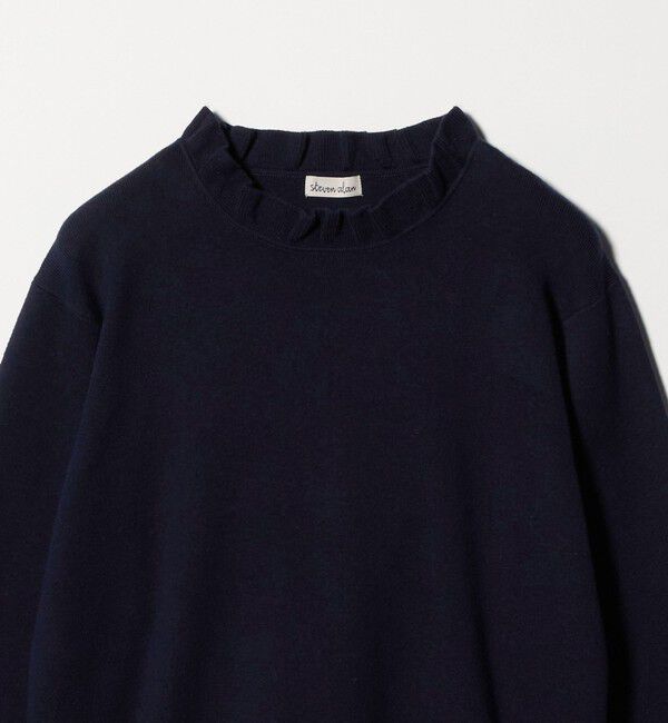 STEVEN ALAN「＜Steven Alan＞コットン カシミヤ フリル ニット」|ニット・セーター|