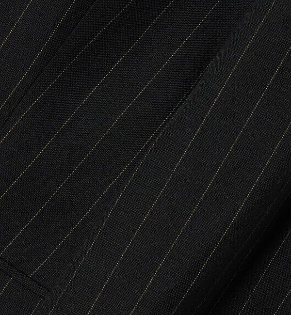 BEAUTY&YOUTH UNITED ARROWS「麻ブレンド ストライプ カラーレス ジャケット」|ノーカラージャケット|