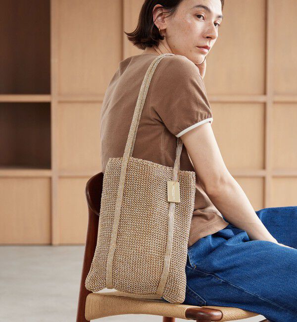 BEAUTY&YOUTH UNITED ARROWS「メタルコード ミニ トートバッグ」|トートバッグ|GOLD
