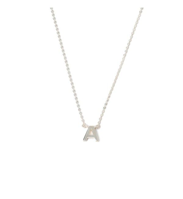 BEAMSBOY「シルバー925 イニシャル ネックレス」|その他|A