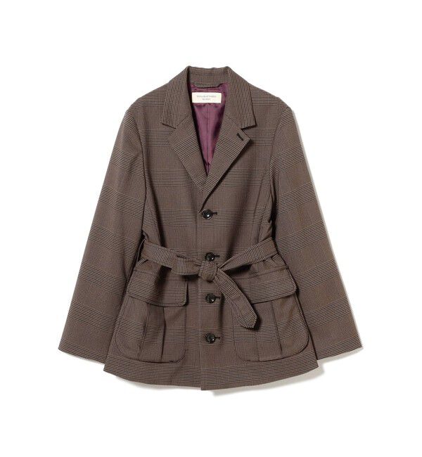 BEAMSBOY「チェック シューティング ジャケット」|テーラードジャケット|