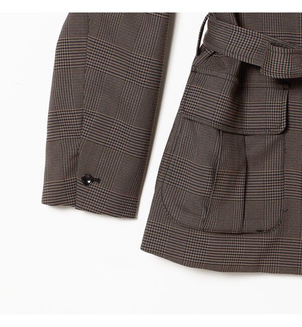 BEAMSBOY「チェック シューティング ジャケット」|テーラードジャケット|