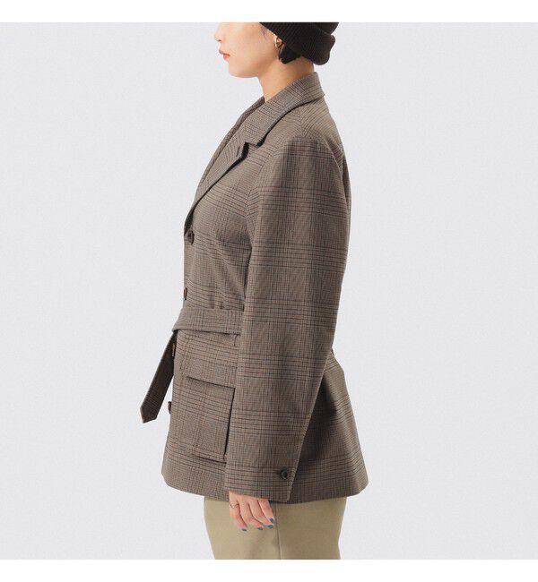 BEAMSBOY「チェック シューティング ジャケット」|テーラードジャケット|