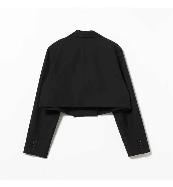 Ray BEAMS 「2ボタン W クロップド ジャケット」|テーラードジャケット|