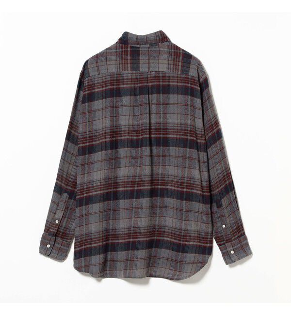 BEAMS PLUS「B.D. Classic-fit Indian flannel Plaid Over Dye」|シャツ・ブラウス|