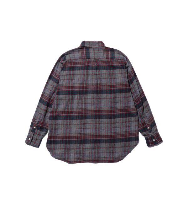 BEAMS PLUS「B.D. Classic-fit Indian flannel Plaid Over Dye」|シャツ・ブラウス|