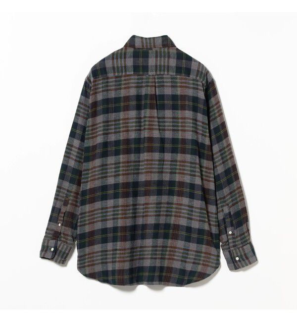BEAMS PLUS「B.D. Classic-fit Indian flannel Plaid Over Dye」|シャツ・ブラウス|