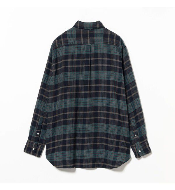 BEAMS PLUS「B.D. Classic-fit Indian flannel Plaid Over Dye」|シャツ・ブラウス|
