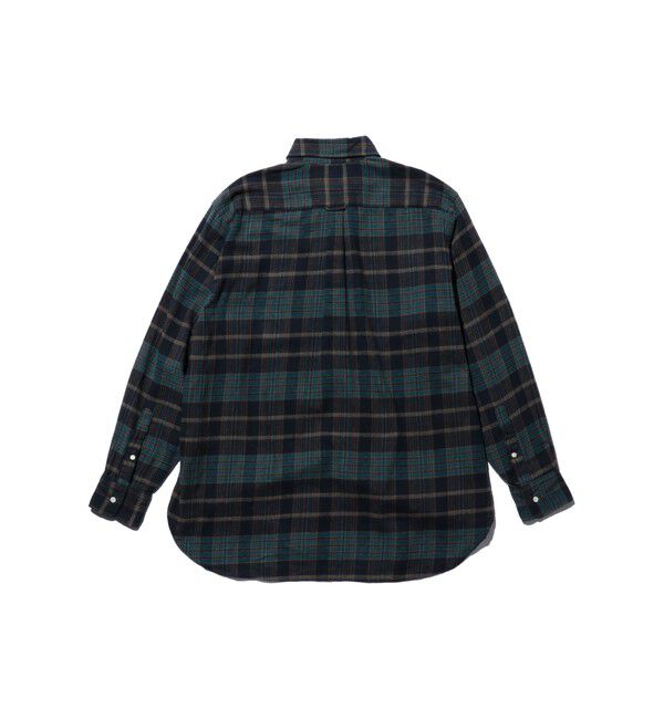 BEAMS PLUS「B.D. Classic-fit Indian flannel Plaid Over Dye」|シャツ・ブラウス|