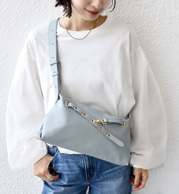 SHIPS for women「【WEB限定】ハトメ ベルト ワンショルダー バッグ S」|ショルダー・メッセンジャー|