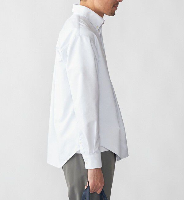 SHIPS「【WEB限定】SHIPS: 防シワ・吸水速乾 Drymix(R) プルオーバー ボダンダウン シャツ」|シャツ・ブラウス|