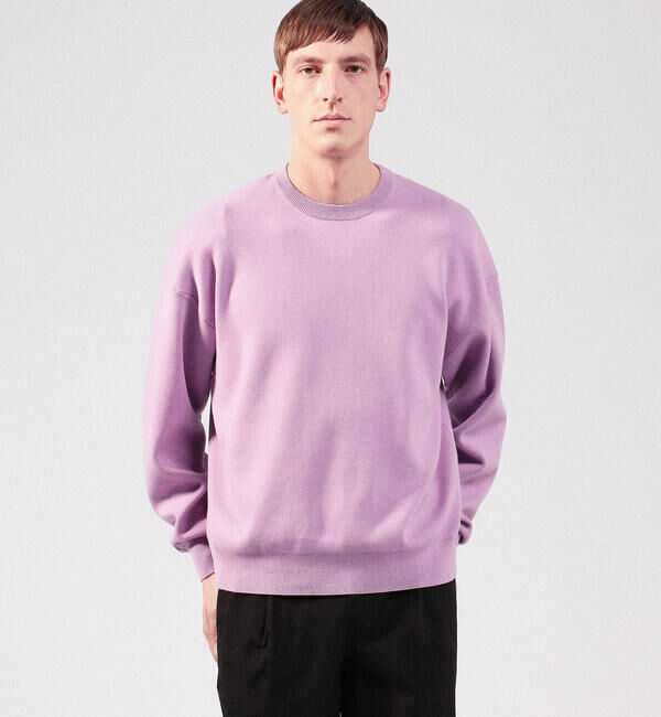 CABaN「CABaN コットンカシミヤ クルーネックプルオーバー」|ニット・セーター|