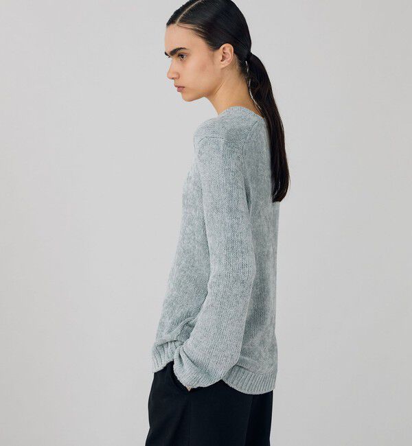 DES PRES「エアーシェニール Vネックプルオーバー」|ニット・セーター|