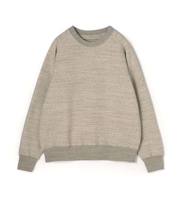 TOMORROWLAND MENS「オーガニックコットン クルーネックスウェット」|スウェット・ジャージ|15 グレー