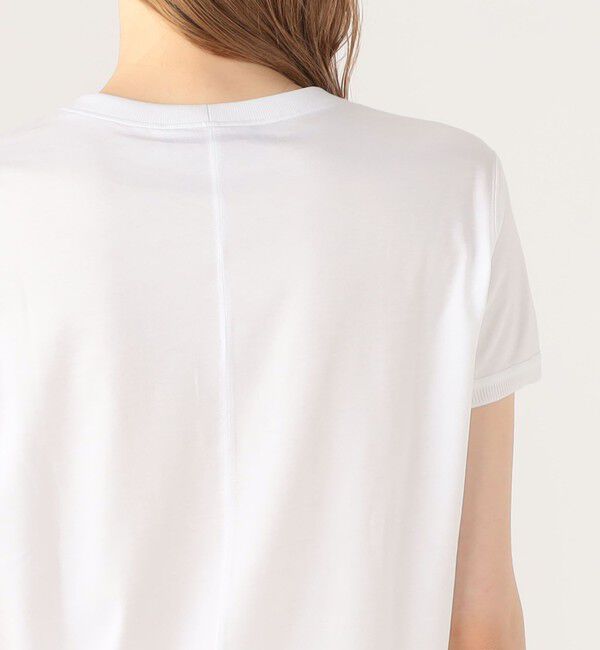 CABaN「スビンコットン ビンテージフラワーエンブロイダリーTシャツ」|Tシャツ・カットソー|