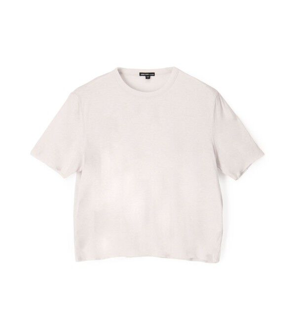JAMES PERSE「コットンリネンシルク Tシャツ WNMJ3124」|Tシャツ・カットソー|62 ペールグレー系