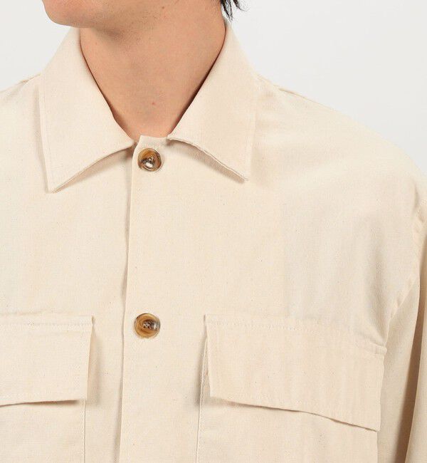 TOMORROWLAND MENS「【別注】GUY ROVER コットン オーバーシャツ」|ブルゾン・スタジャン|