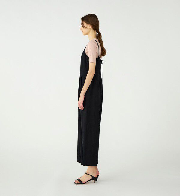 Ballsey「【WEB先行予約】レーヨンリネンブッチャー タイトフィットオールインワン」|オールインワン|