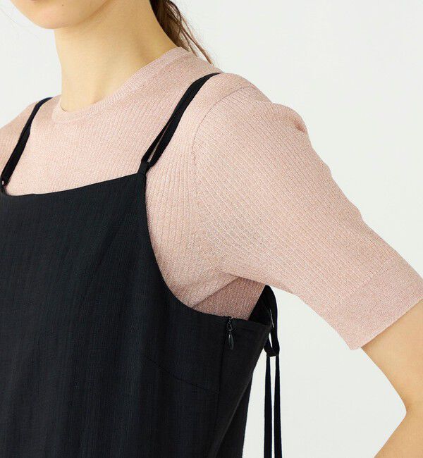 Ballsey「【WEB先行予約】レーヨンリネンブッチャー タイトフィットオールインワン」|オールインワン|