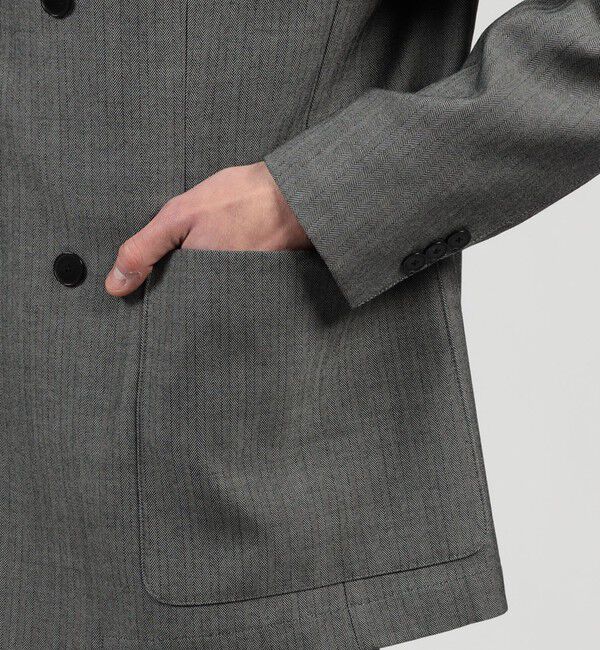 TOMORROWLAND MENS「ハルトウールツイル ダブルブレステッド 4Bジャケット」|テーラードジャケット|