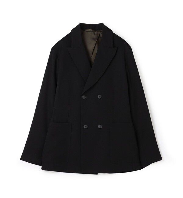 TOMORROWLAND MENS「ハルトウールツイル ダブルブレステッド 4Bジャケット」|テーラードジャケット|19 ブラック