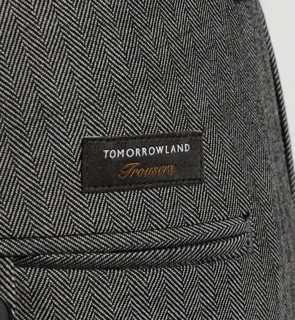 TOMORROWLAND MENS「ハルトウールツイル 2プリーツワイドパンツ」|スラックス|