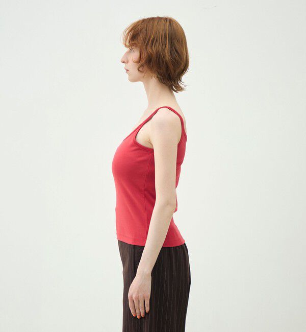 MACPHEE「シルキーリブ キャミソール」|キャミソール|