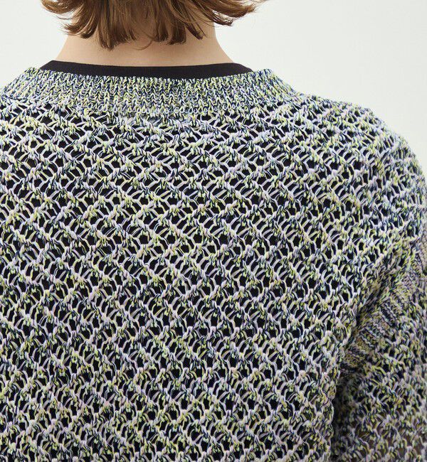 MACPHEE「ギマメッシュ クルーネックカーディガン」|カーディガン|