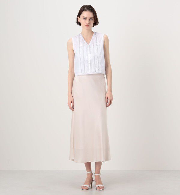 TOMORROWLAND collection「コットンコンビネーション ショートブラウス」|シャツ・ブラウス|