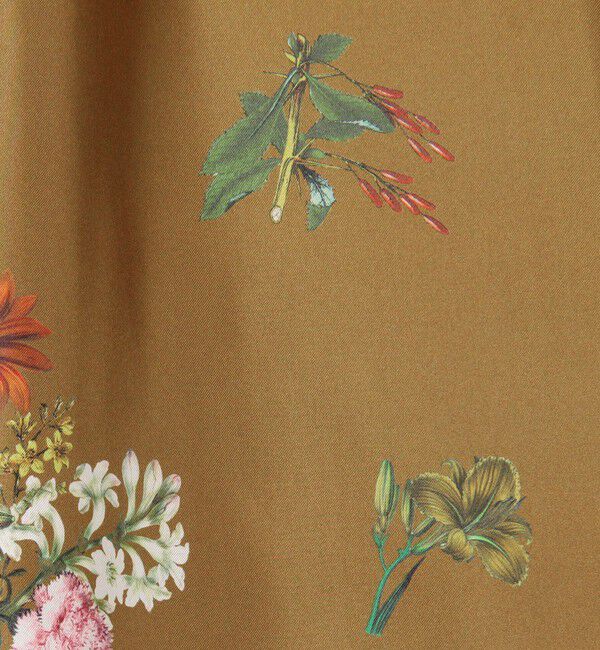 CABaN「シルク BOUQUETプリント 2タックワイドパンツ 」|その他|