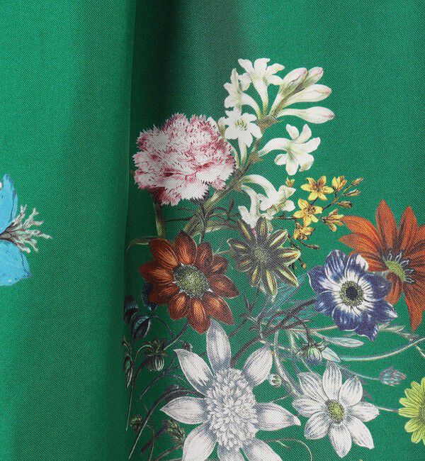 CABaN「シルク BOUQUETプリント 2タックワイドパンツ 」|その他|