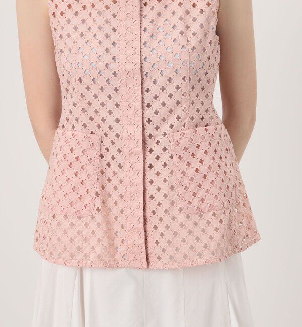 Ballsey「コモンフラワーエンブロイダリー Uネックジレブラウス」|その他|