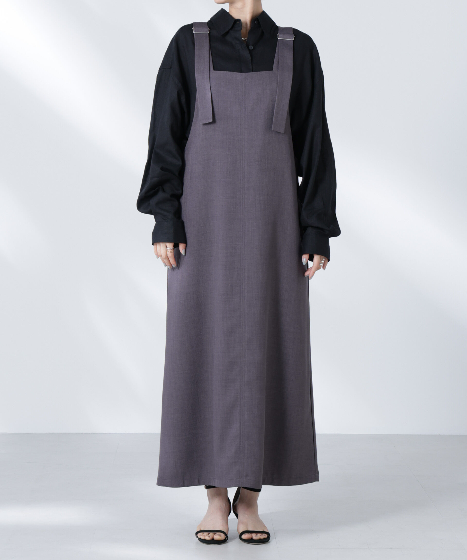 nano･universe「前後2wayサロペットワンピース」|ワンピース|