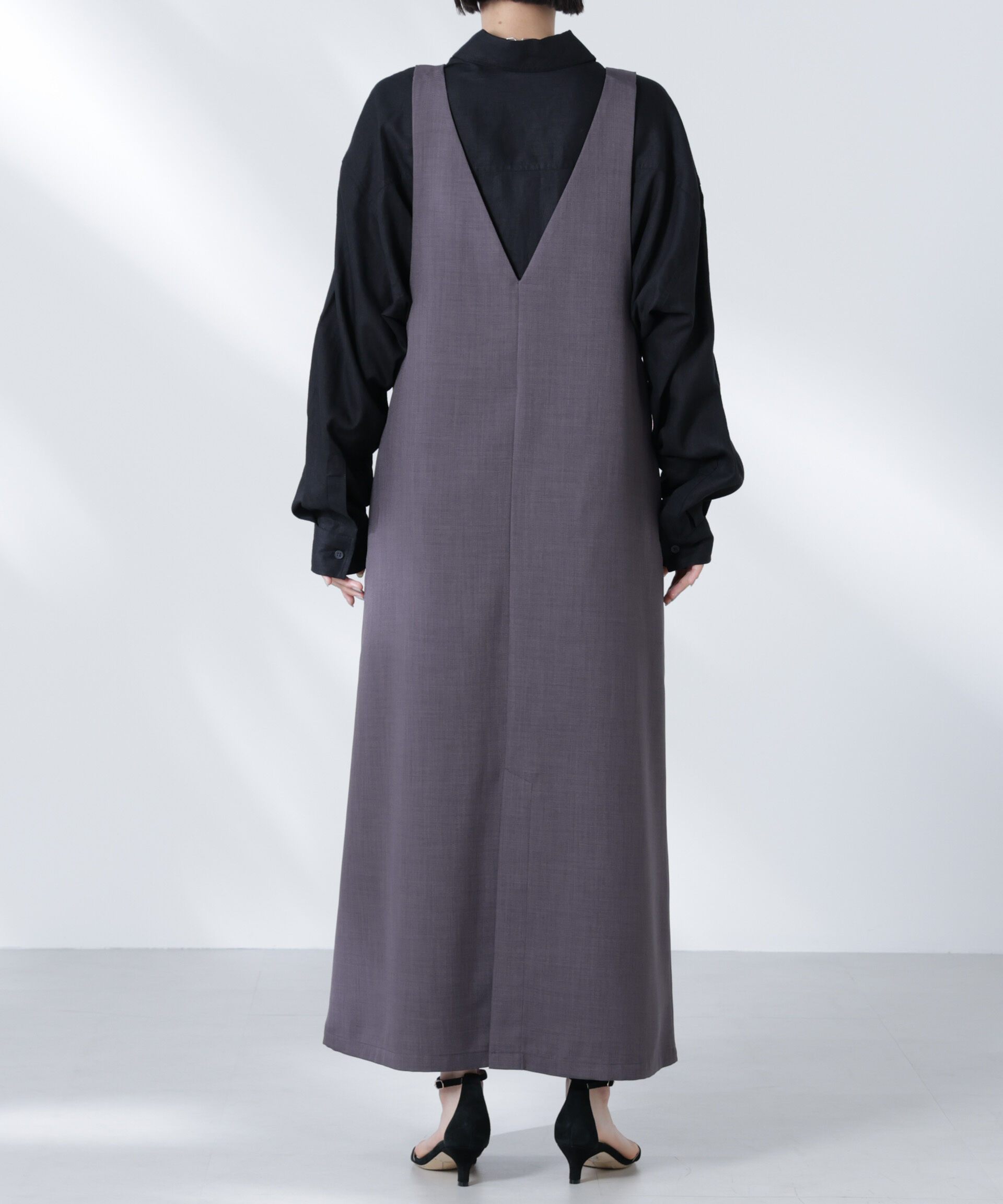 nano･universe「前後2wayサロペットワンピース」|ワンピース|