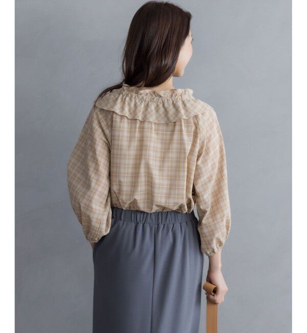 組曲「ライトトロピカルロールネック ブラウス」|シャツ・ブラウス|