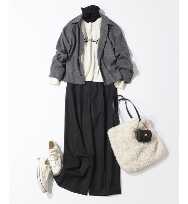 23区「【滝沢眞規子さん着用/VERY掲載/洗える】ウールミルドジャージー シャツ」|シャツ・ブラウス|