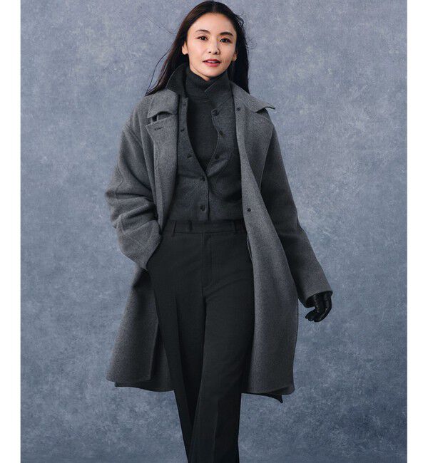 23区「【滝沢眞規子さん着用/VERY掲載/洗える】ウールミルドジャージー シャツ」|シャツ・ブラウス|