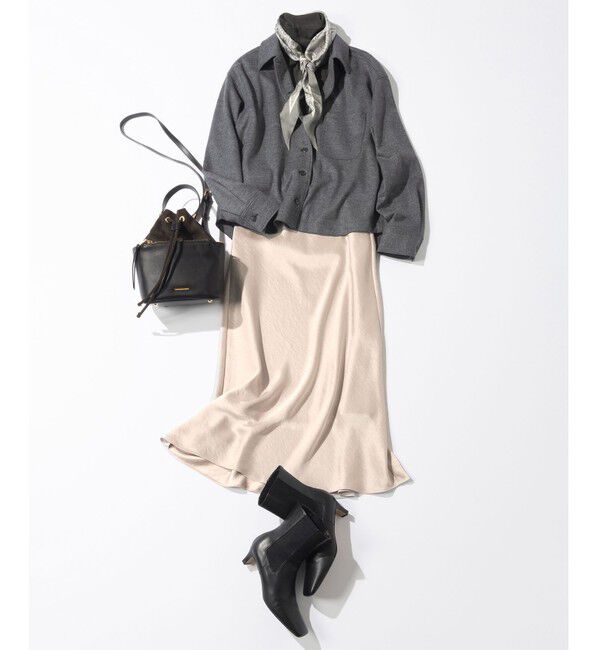 23区「【滝沢眞規子さん着用/VERY掲載/洗える】ウールミルドジャージー シャツ」|シャツ・ブラウス|