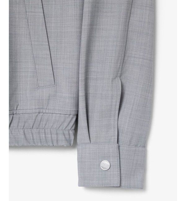 LACOSTE「ウールブレンド ハリントンジャケット」|ブルゾン・スタジャン|