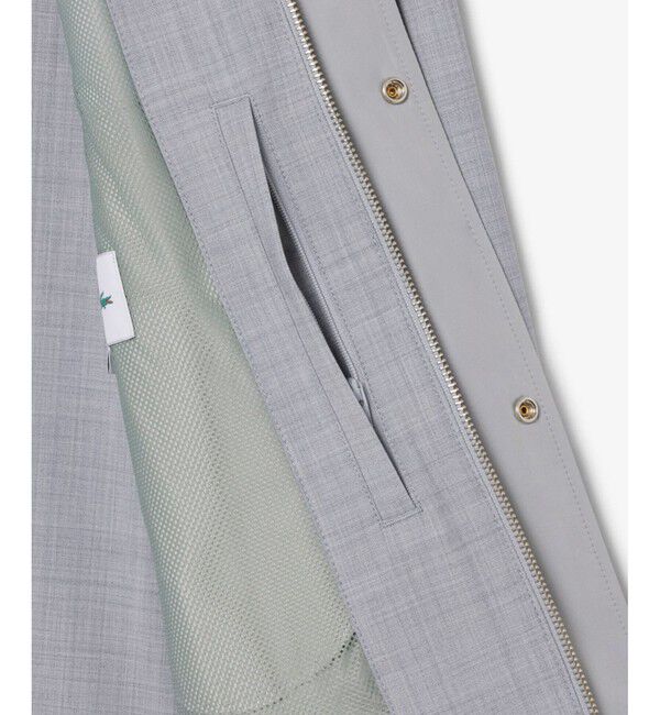 LACOSTE「ウールブレンド ハリントンジャケット」|ブルゾン・スタジャン|