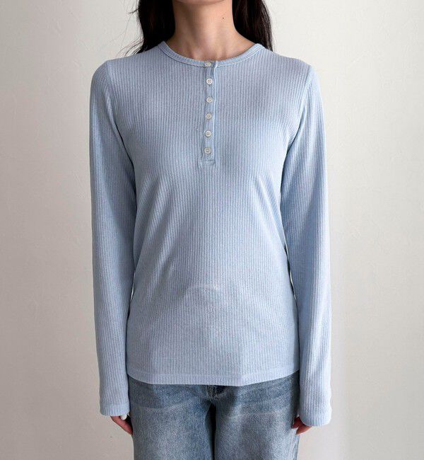 fredy emue「シアーテレコヘンリーネックプルオーバー」|Tシャツ・カットソー|