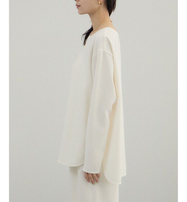 SALON adam et rope'「トリアセボートリブブラウス / セットアップ対応」|シャツ・ブラウス|