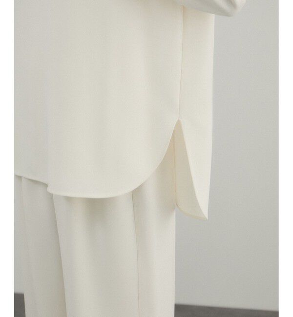 SALON adam et rope'「トリアセボートリブブラウス / セットアップ対応」|シャツ・ブラウス|