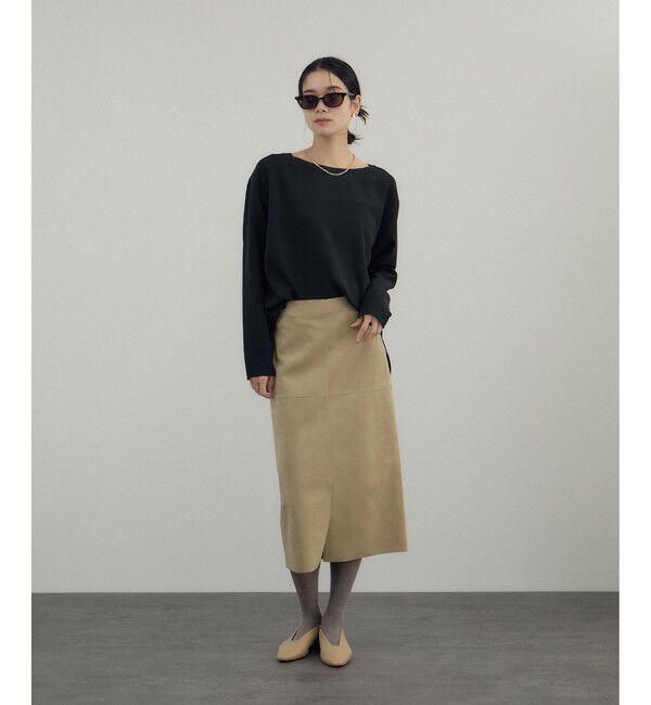 SALON adam et rope'「トリアセボートリブブラウス / セットアップ対応」|シャツ・ブラウス|